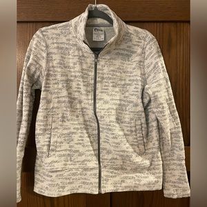 Zyia Size M Cream Combo full zip jacket